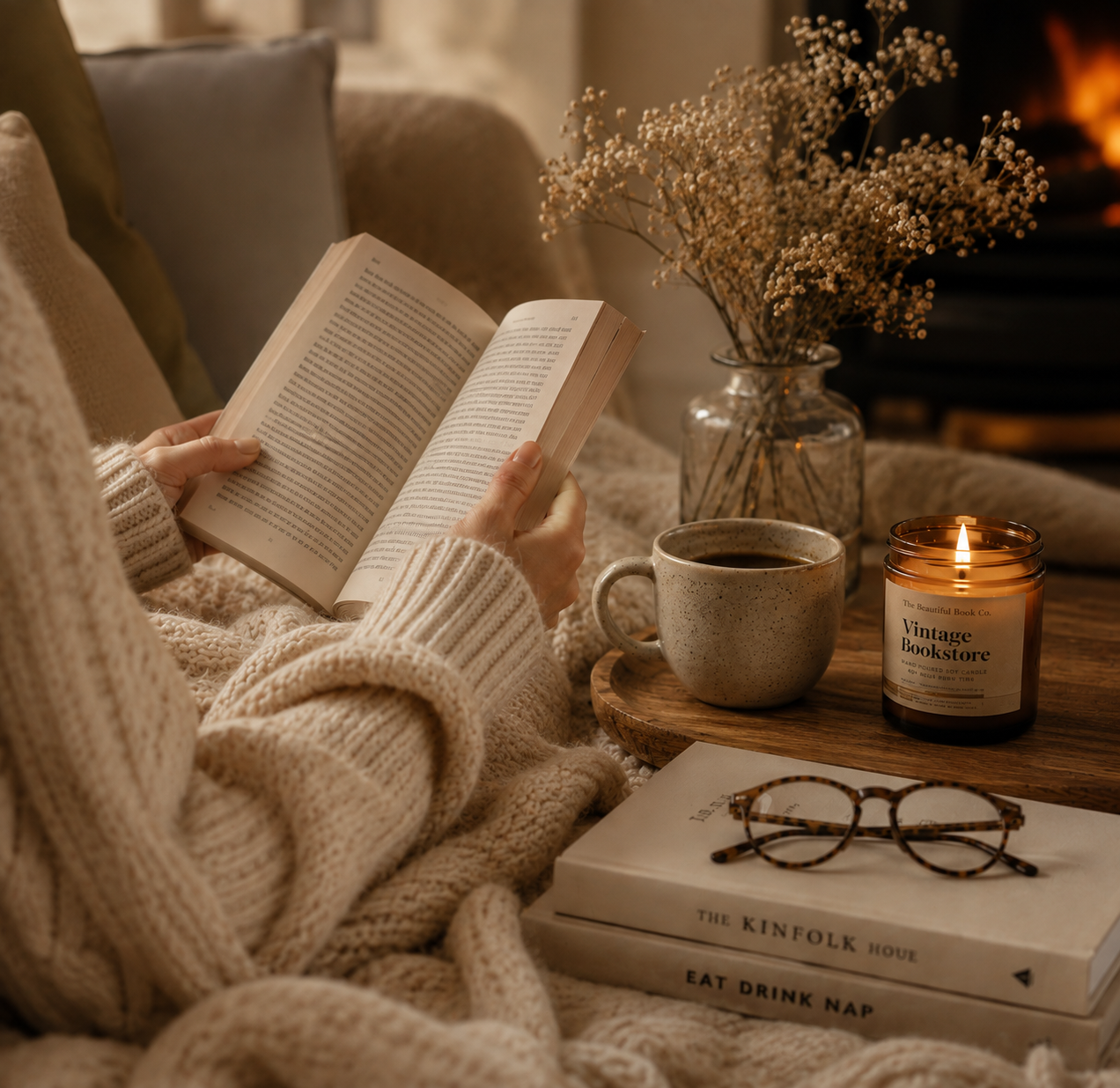 Cosy Literary Hamper | Luxury Book Lover Gift Box
