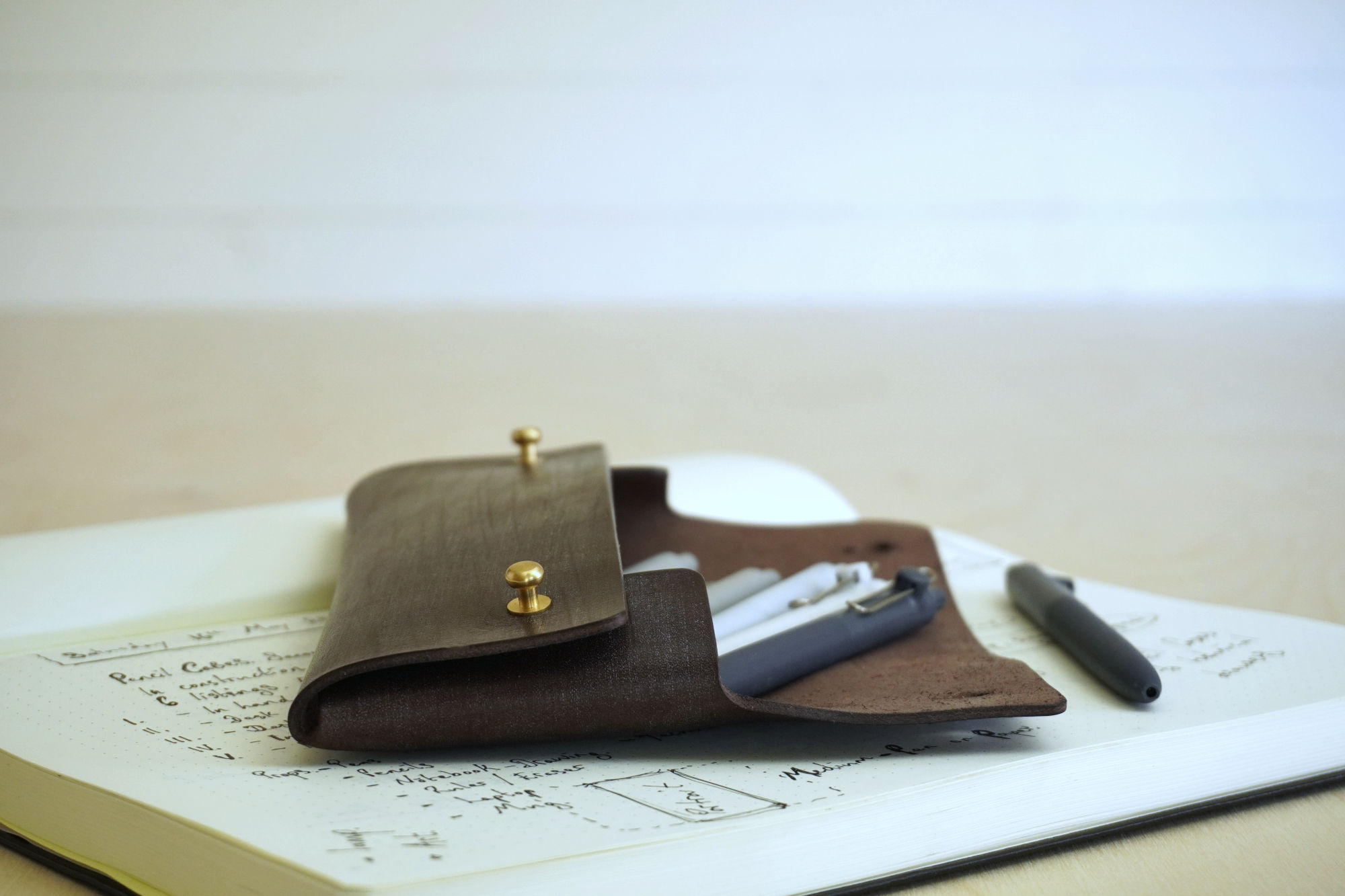 Belfagor Leather Pencil Case