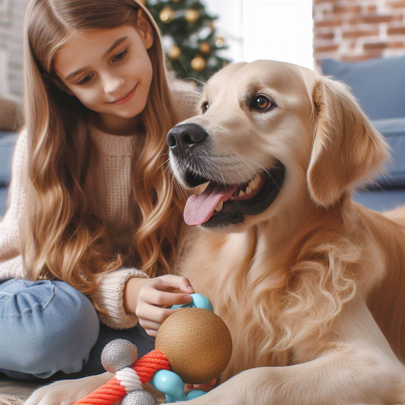 Como escolher o brinquedo adequado para um golden retriever?