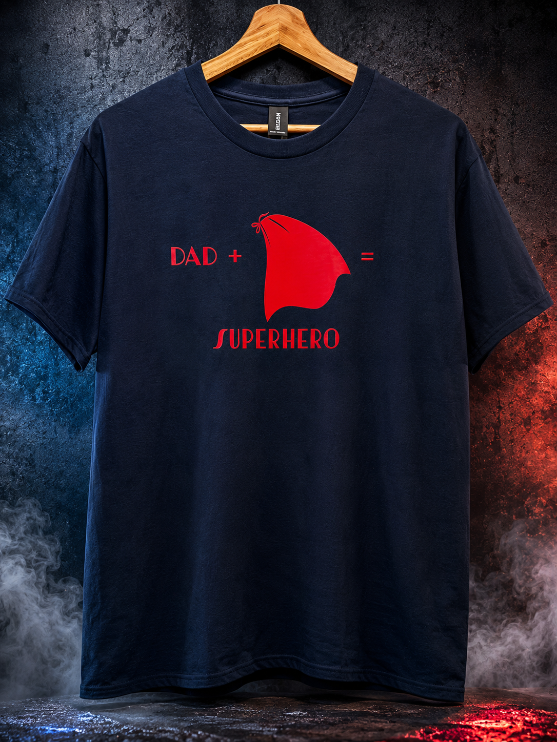 Dad + Cape = Superhero T-Shirt