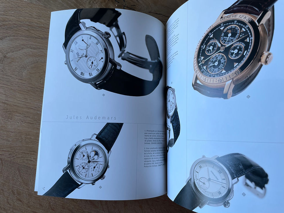 Thumbnail: Audemars Piguet Edition Nº 3 Catalogue — Spanish