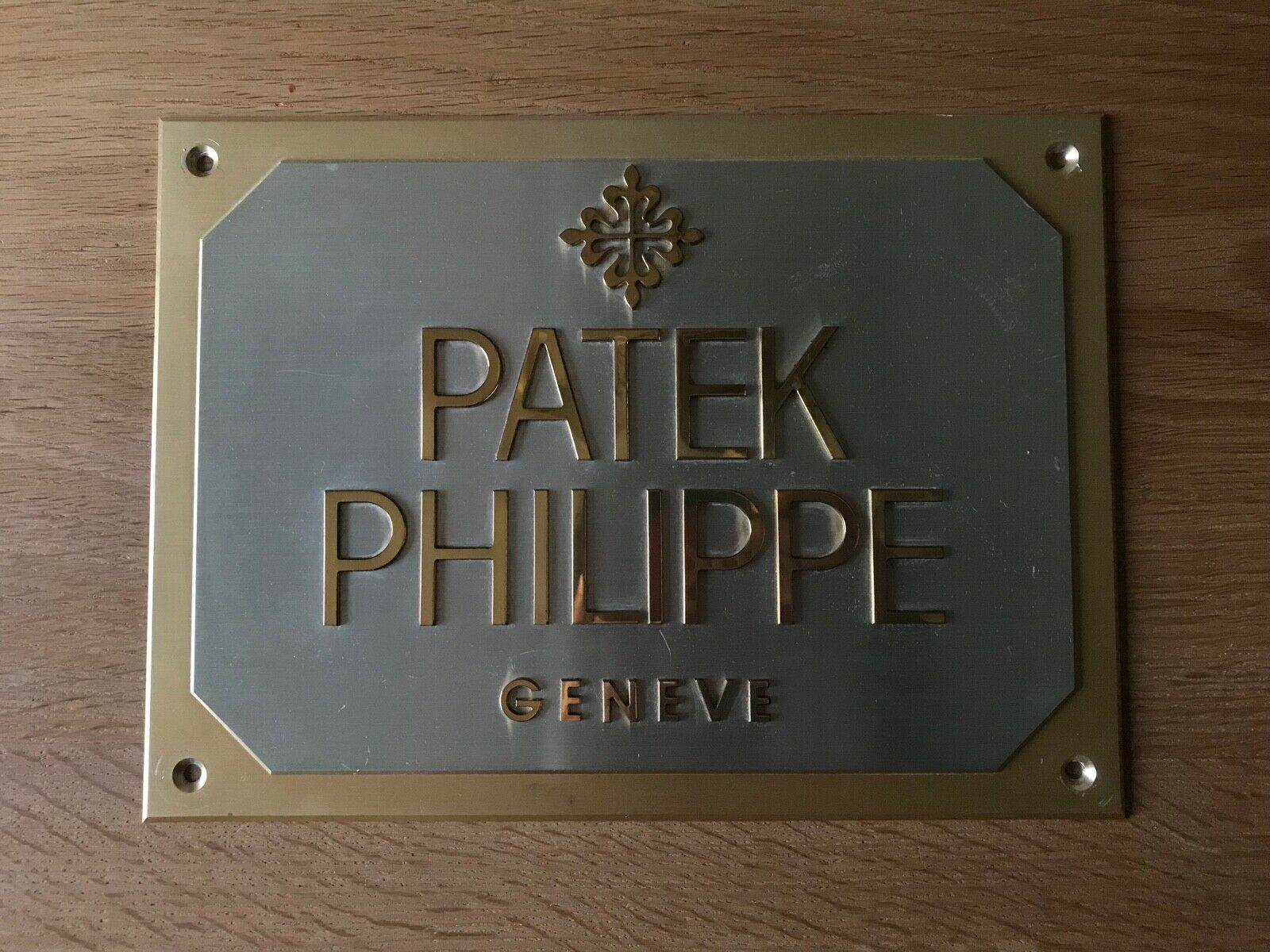 Patek Philippe Official Dealer Shop Plaque