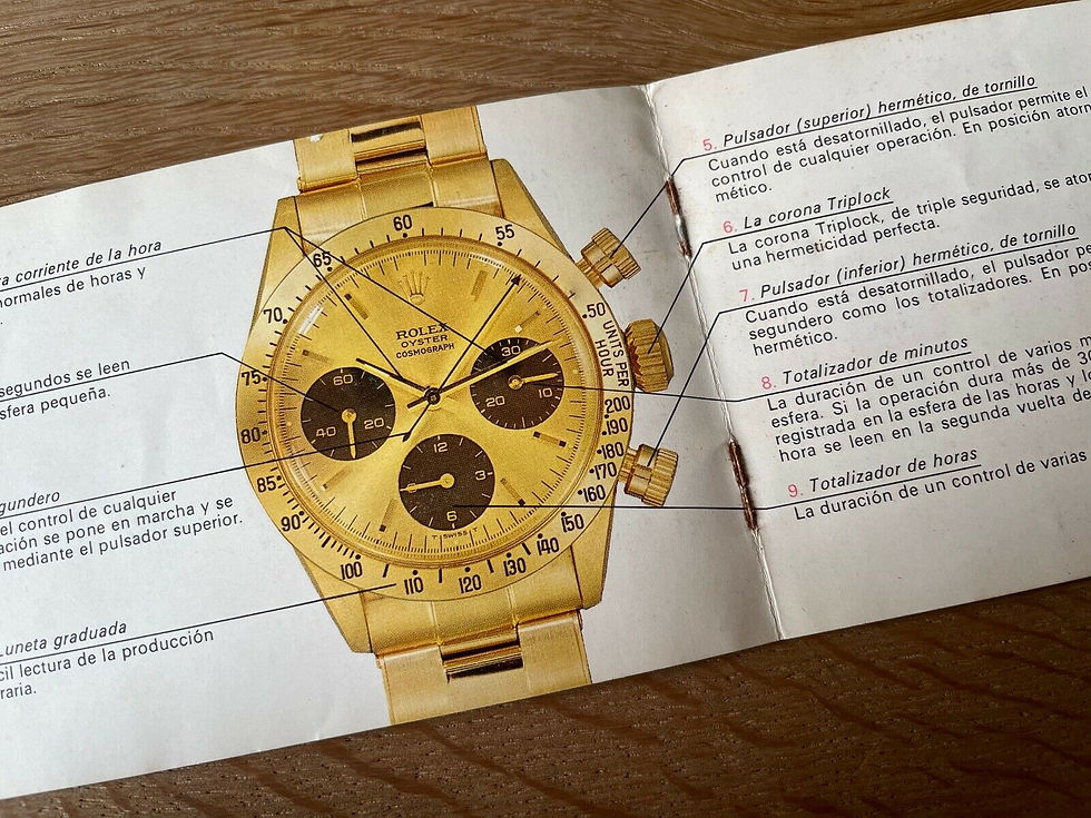 Thumbnail: Rolex Vintage Cosmograph Daytona 6263/6265 Booklet