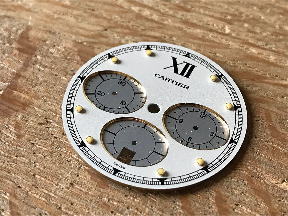 Thumbnail: Cartier Pasha Chrono Silver Dial