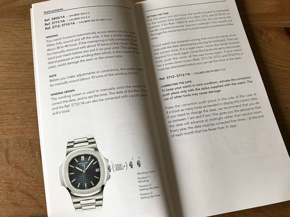 Thumbnail: Patek Philippe Nautilus Booklet 2007