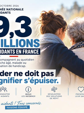 💙 Journée nationale des aidants : reconnaître et soutenir ceux qui prennent soin de leurs proches