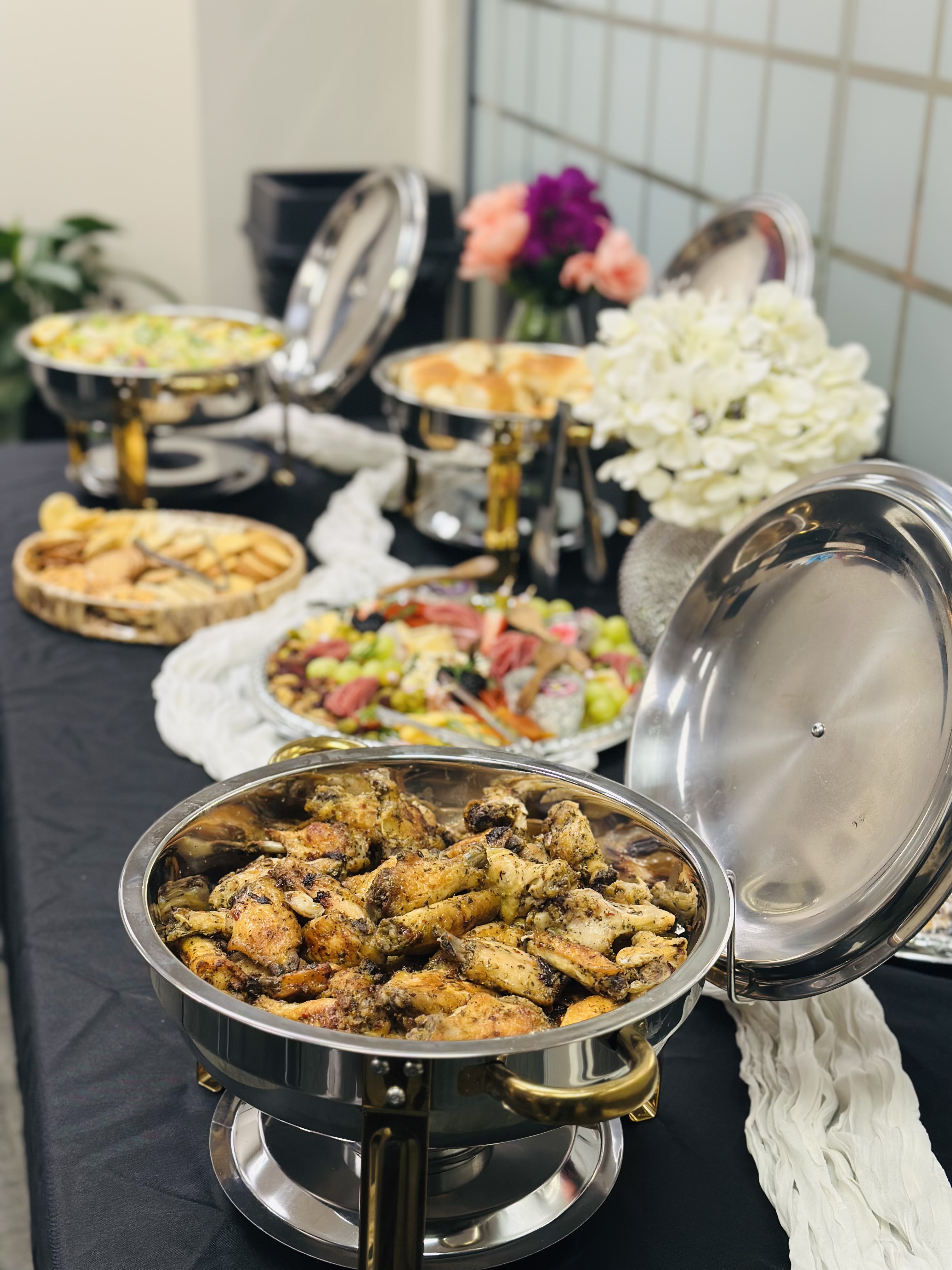 Arranged Food and Objects