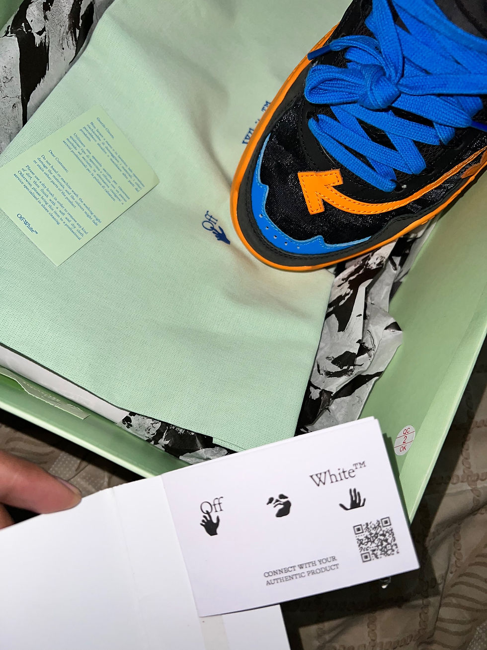 الصورة المصغرة: Off-White Odsy-1000 Orange/Blue