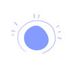 Minimal abstract shapes in calming tones