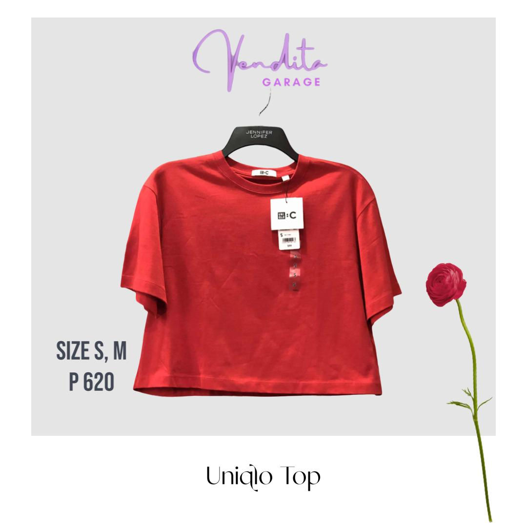 Red Boxy Blouse