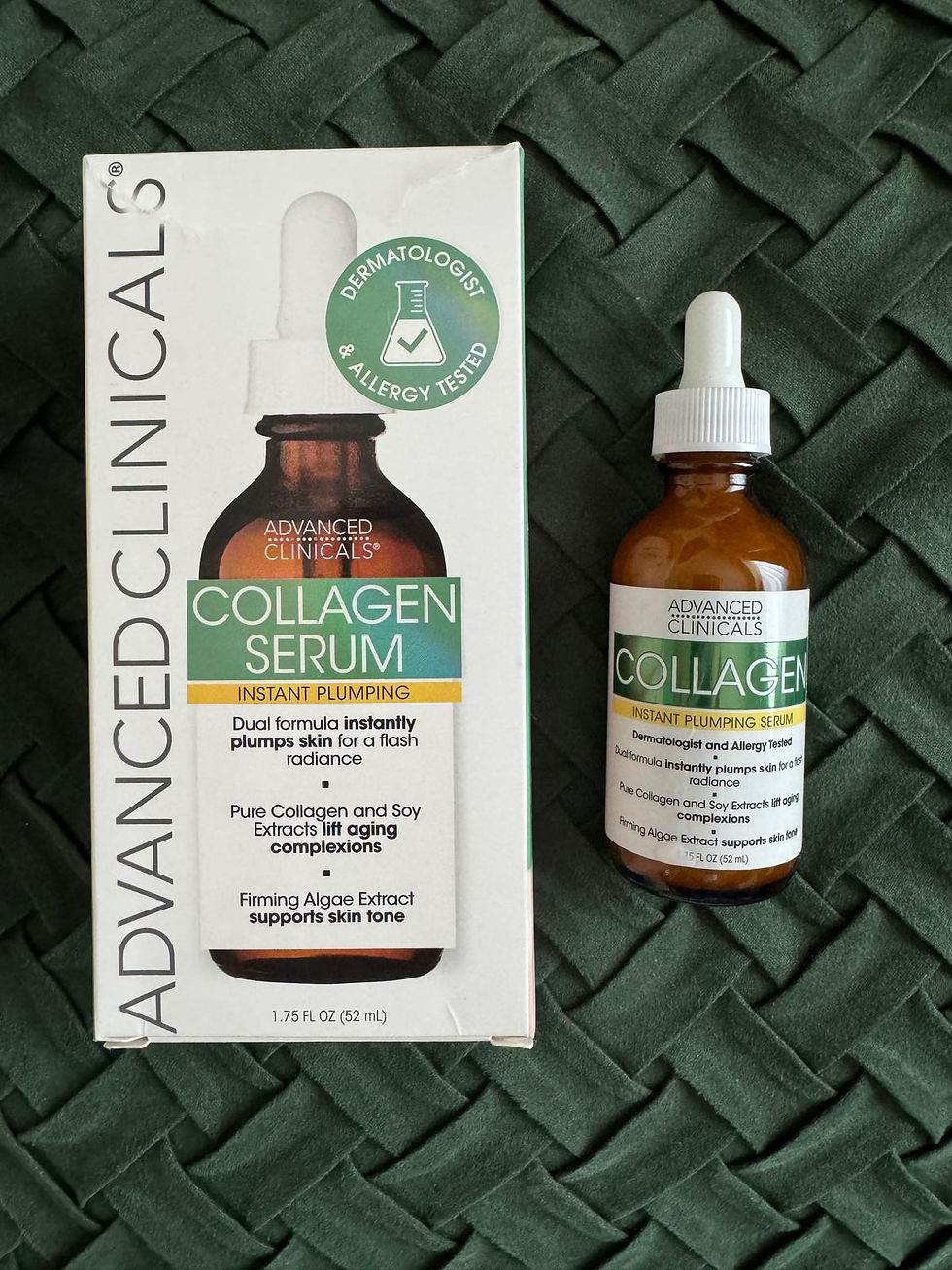 Collagen Serum in box and bottle