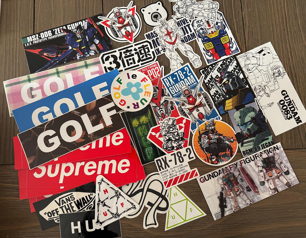 Various stickers