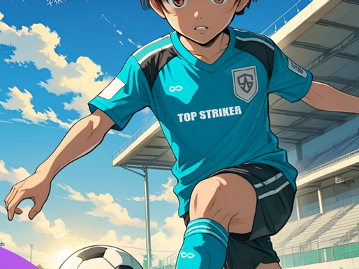 #AI生成 ストライカー専門スクールの体験会受付中