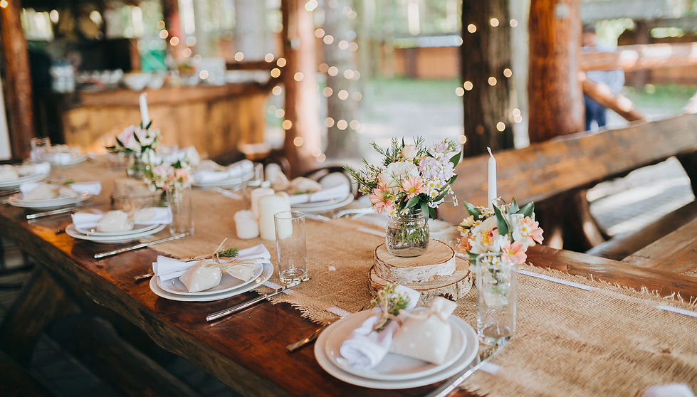 Rustic Wedding Table