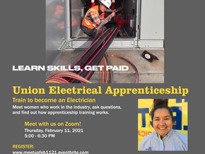 Women's Meetup: Exploration of Union Electrical Apprenticeship and Careers