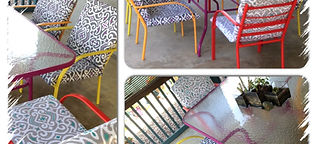 REFINISHED OUTDOOR PATIO SET
