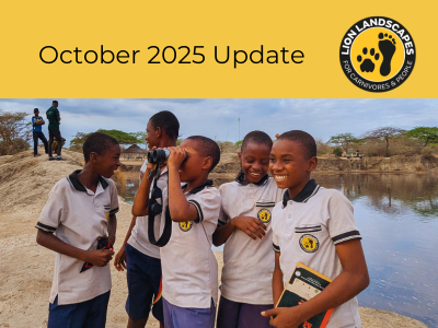 Wildlife Club students during a visit to the Nyerere National Park