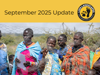 Community members during the fortified livestock enclosures demonstrations in Laikipia, Kenya