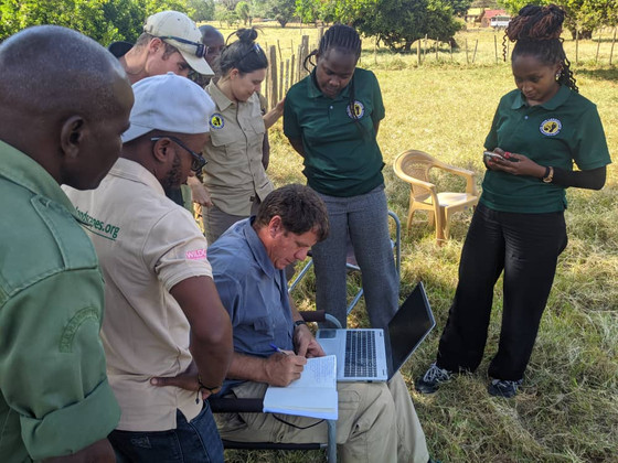 Meeting with the Ole Naishu conservancy team