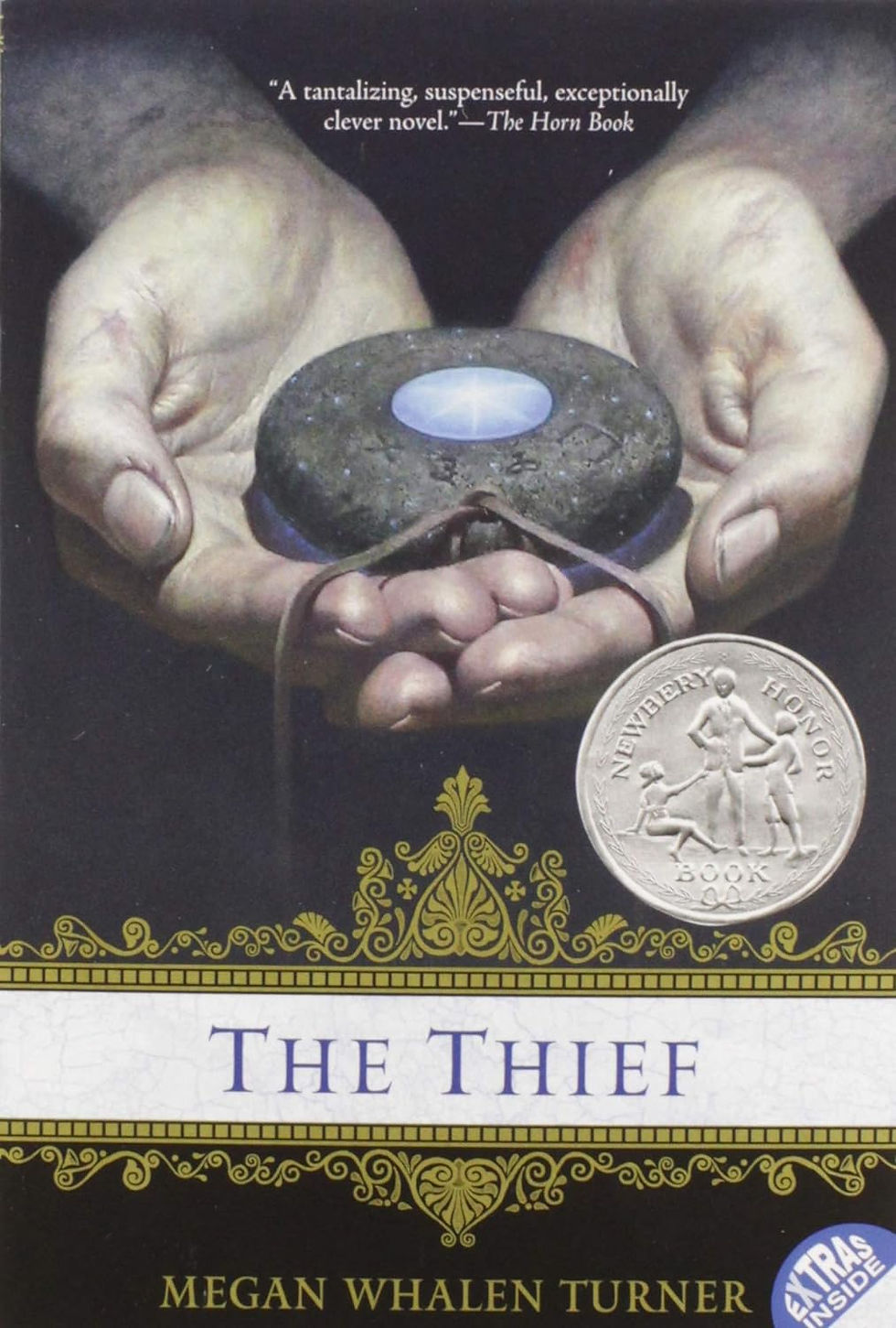 Trade paperback cover of The Thief by Megan Whalen Turner