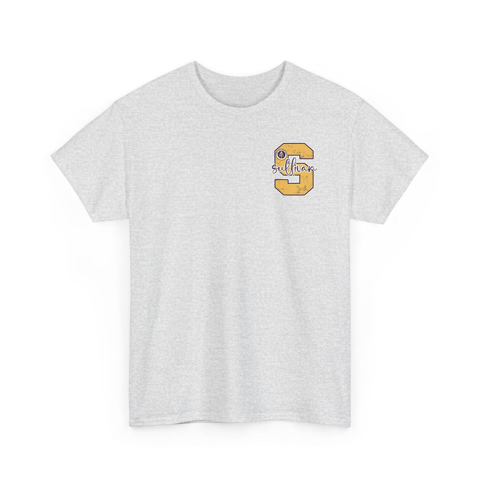 Thumbnail: Sullivan Varsity Letter & Grad 2026 Back Design Graduation Tee
