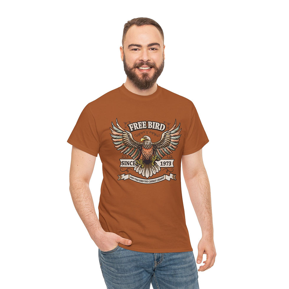 Thumbnail: Free Bird Eagle Tee — Vintage 'Since 1973' Retro Americana T-Shirt