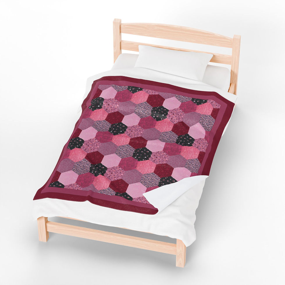 Thumbnail: Bed with a colorful quilt, a cozy and inviting bedroom setting.