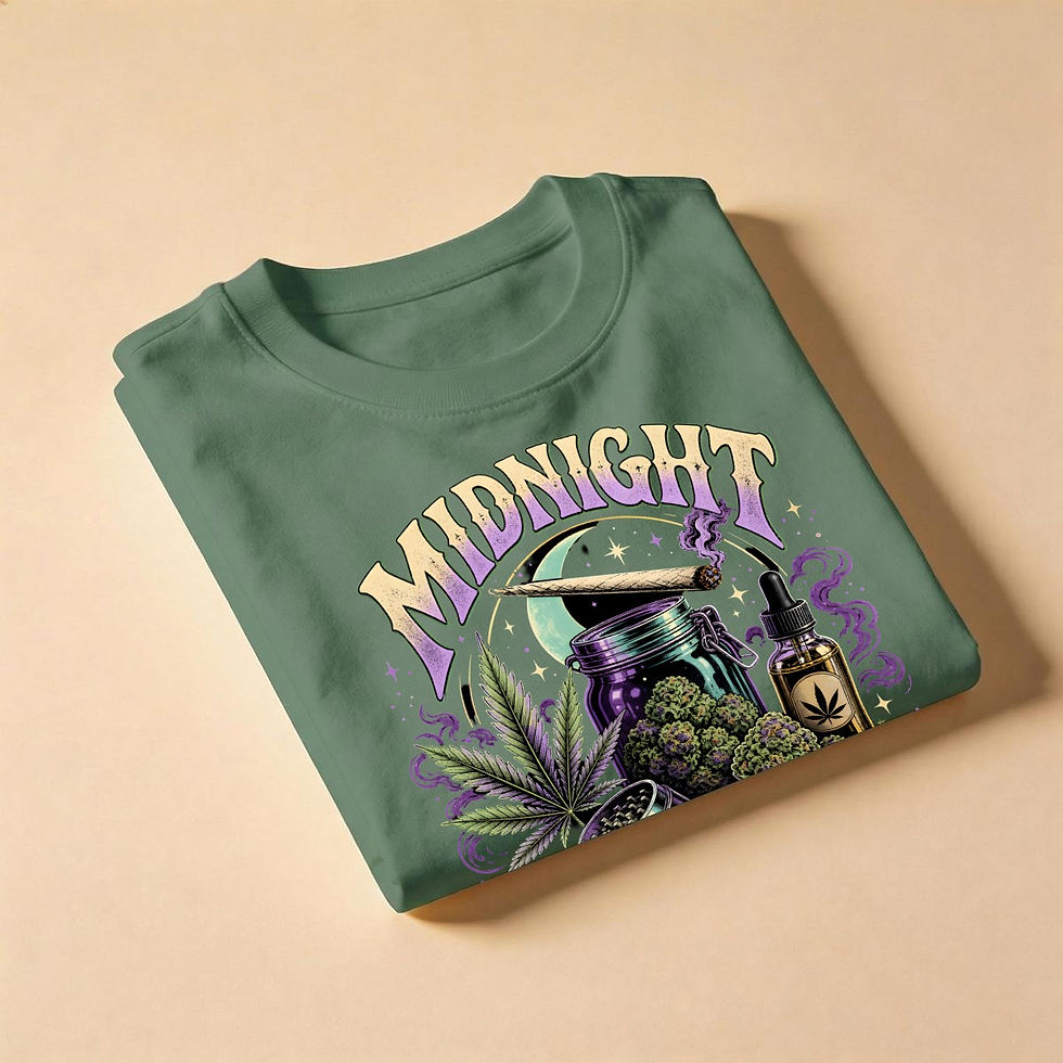 Thumbnail: Unisex Heavyweight T-Shirt|Midnight Toker