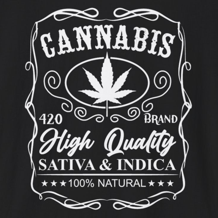 CANNABIS LABEL Gildan Unisex Softstyle