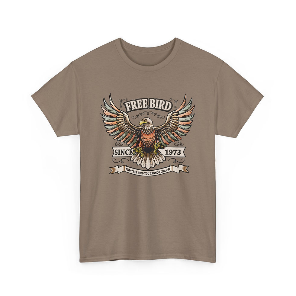 Thumbnail: Free Bird Eagle Tee — Vintage 'Since 1973' Retro Americana T-Shirt