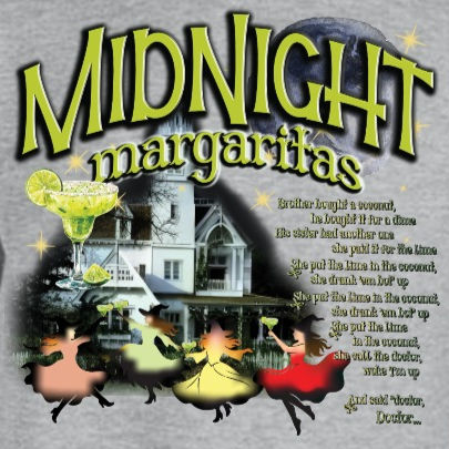 Midnight Margaritas Sweatshirt Printed in USA |Gildan 18000