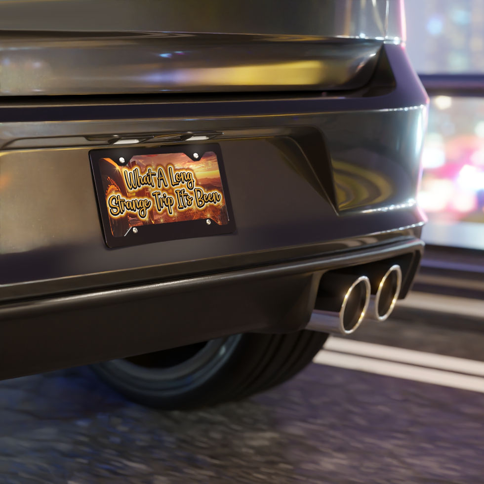 Thumbnail: What A Long Strange Trip It's Been wAirbrush Effect, Custom Car Decor