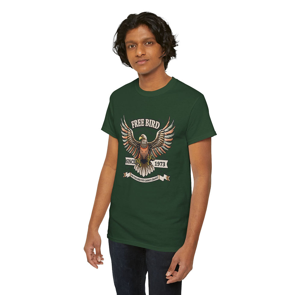 Thumbnail: Free Bird Eagle Tee — Vintage 'Since 1973' Retro Americana T-Shirt
