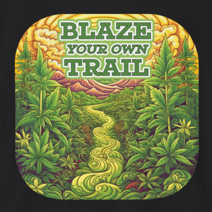 BLAZE YOUR OWN TRAIL Gildan Unisex Softstyle