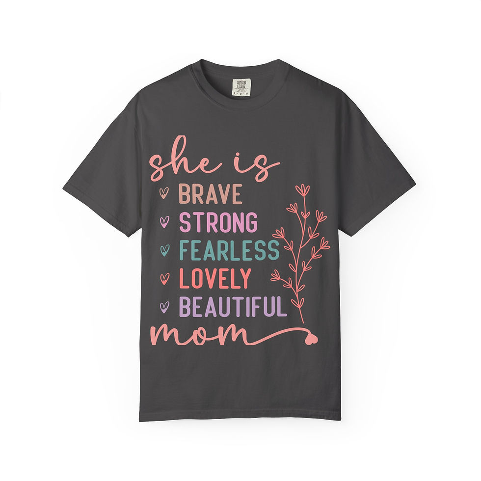 Thumbnail: She is Mom fancier, Unisex Garment-Dyed T-shirt
