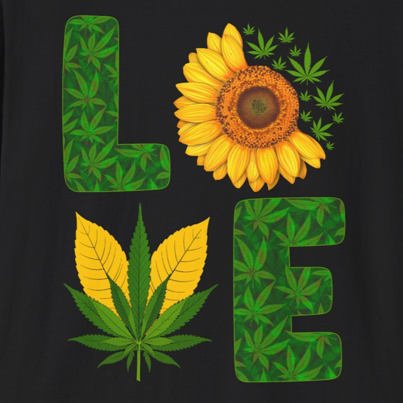LOVE WEED SUNFLOWER Gildan Unisex Softstyle