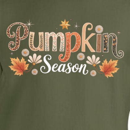 Pumpkin Season Sweatshirt Printed in USA |Gildan 18000