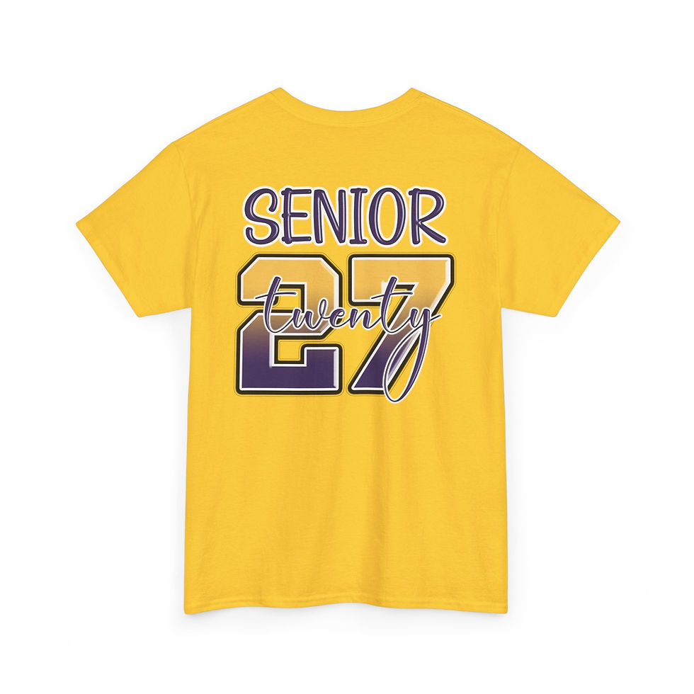 Thumbnail: Senior 27 Class Tee — Varsity Letterback Shirt