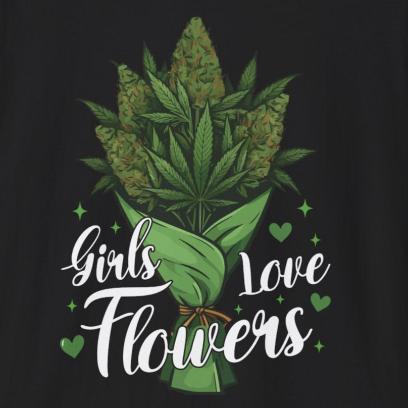 GIRLS LOVE FLOWERS Gildan Unisex Softstyle