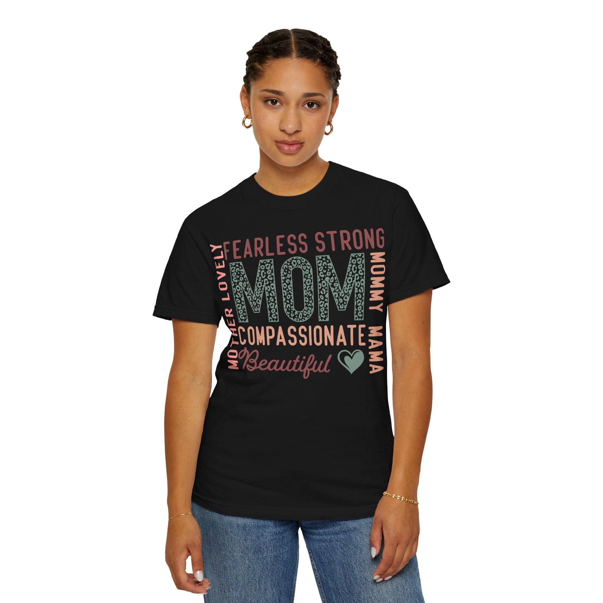fearless strong mom, Unisex Garment-Dyed T-shirt