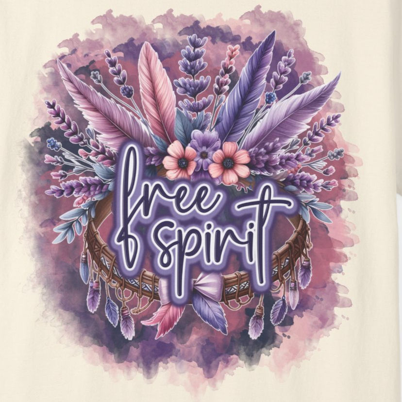 free spirit - Unisex Garment-Dyed T-shirt