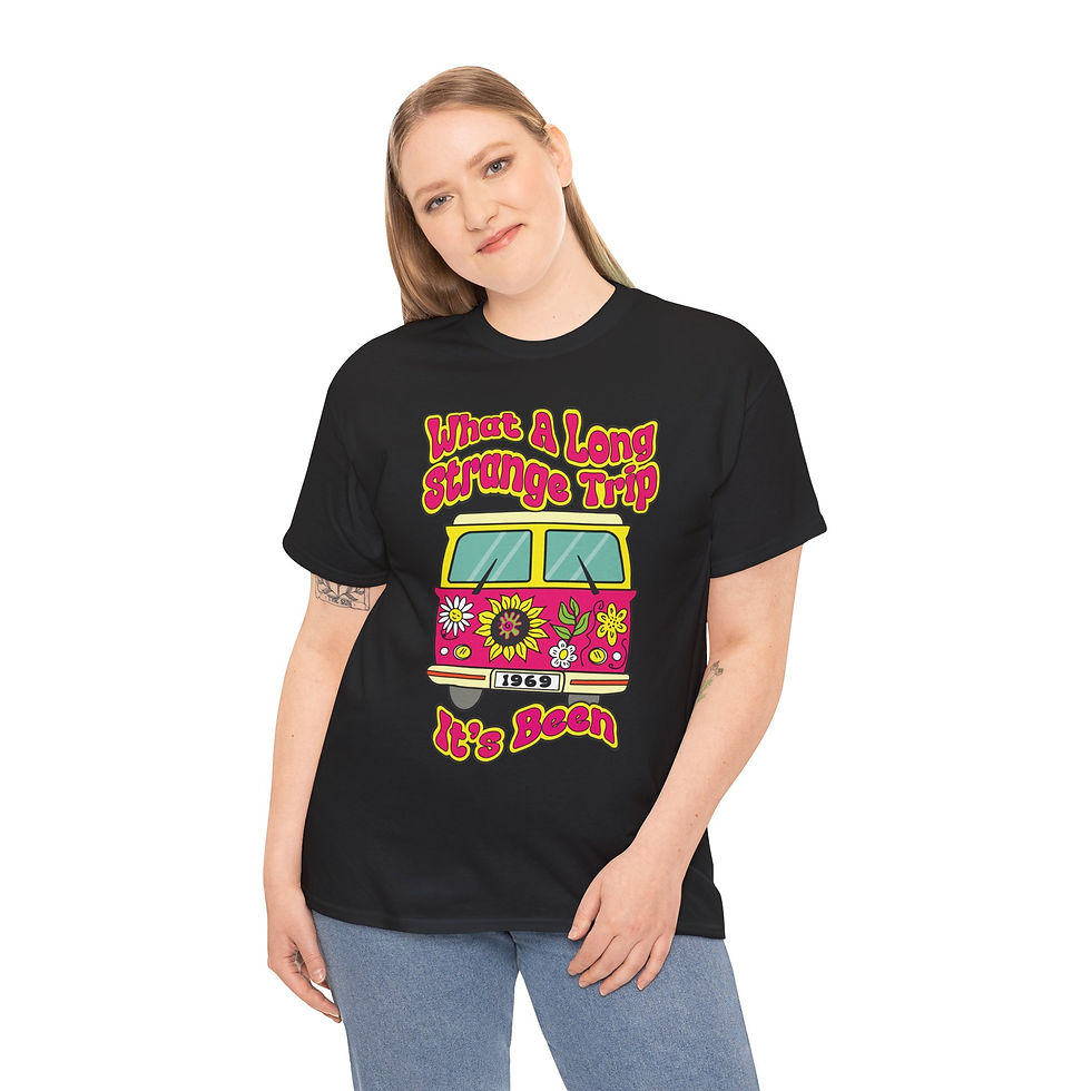 Thumbnail: What A Long Strange Trip It's Been — Vintage Hippie Van T-Shirt — Retro Tee