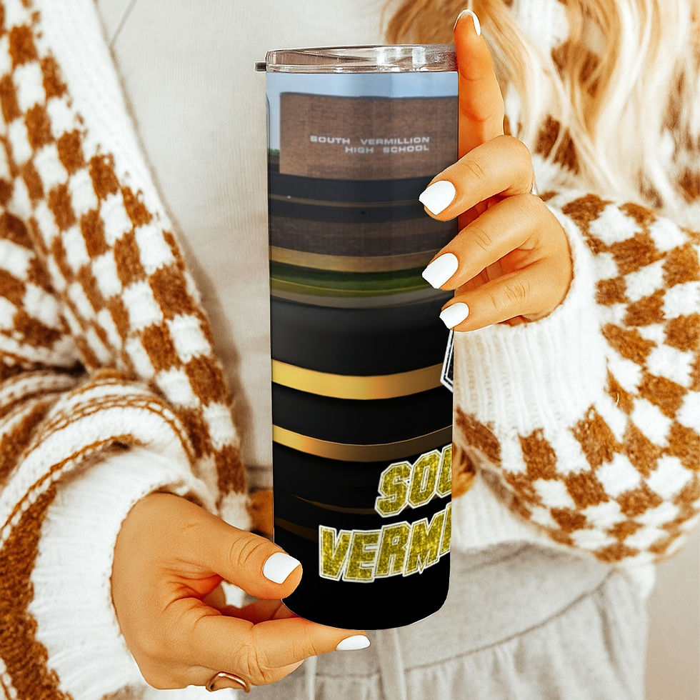 Thumbnail: 20OZ Straight Cup W Sliding Lid SOUTH VERMILLION HS