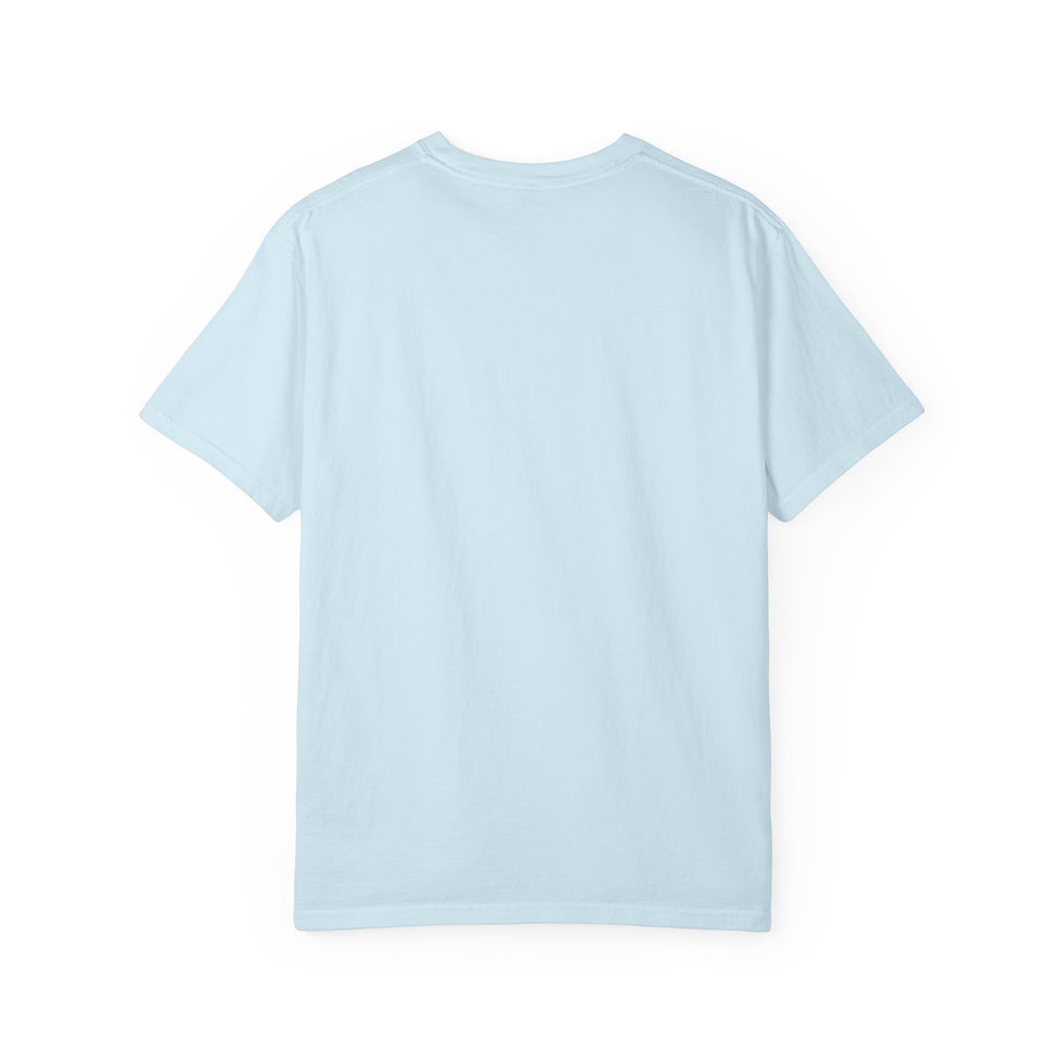 Thumbnail: Light blue t-shirt on white background, simple and minimalistic design.