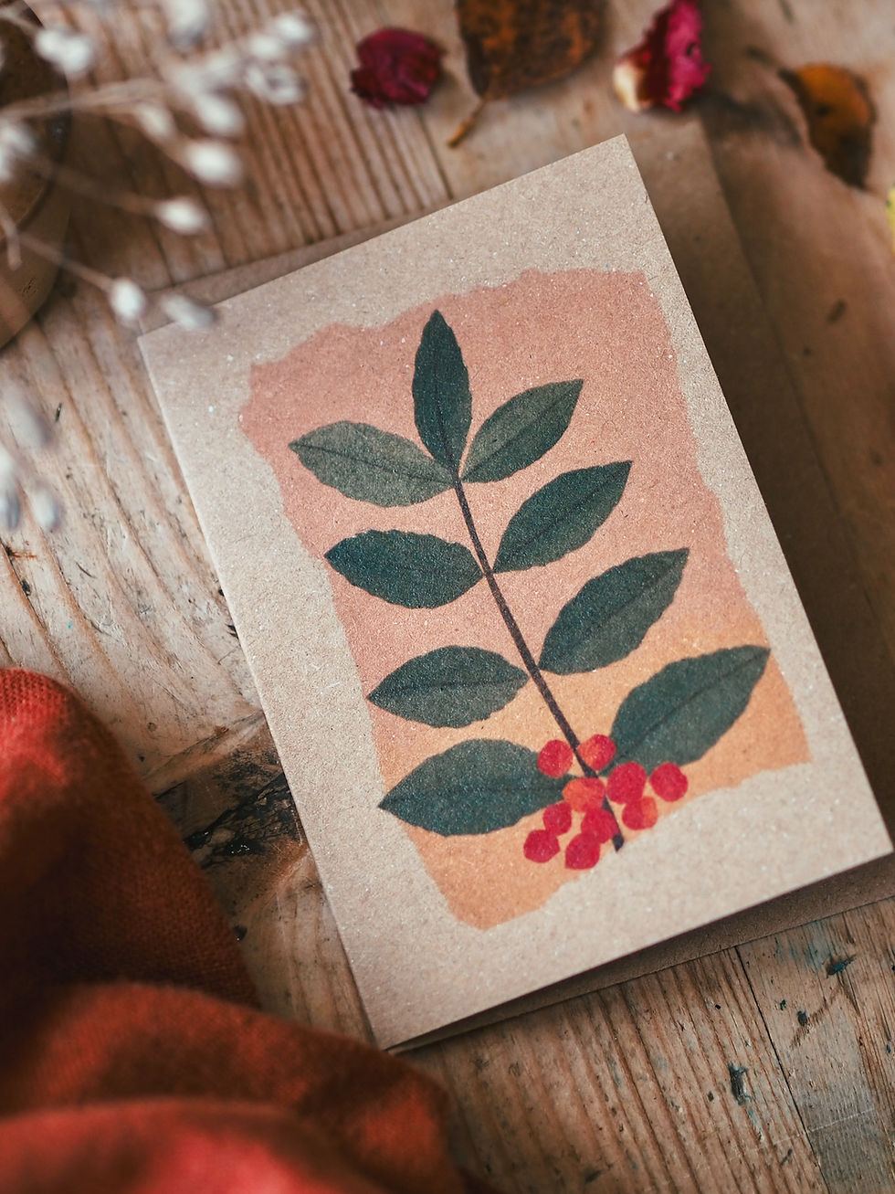Thumbnail: "Tree Ogham" Set of 20 Leaf Cards