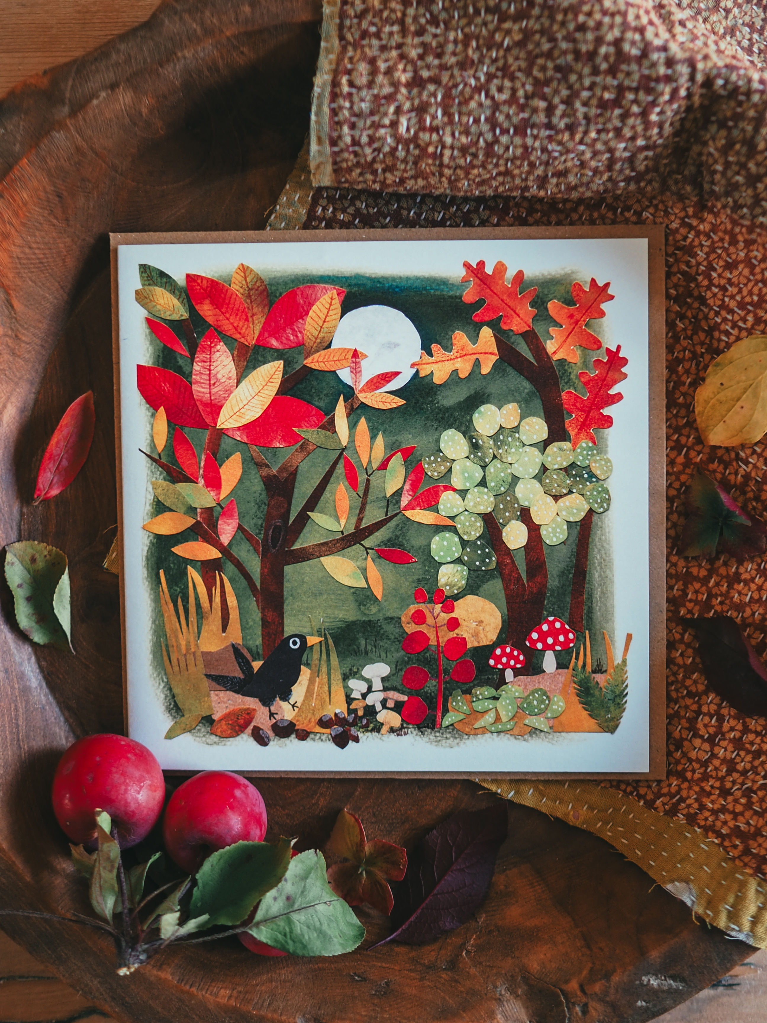 "Bertie Blackbird" Card