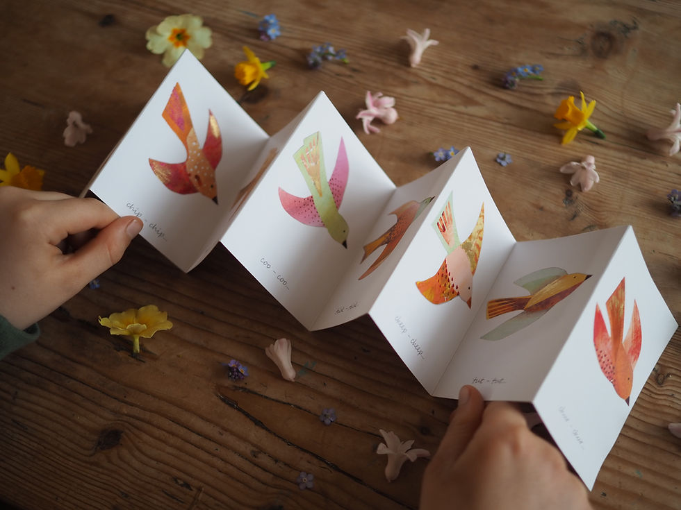Thumbnail: Birdsong - Concertina Card