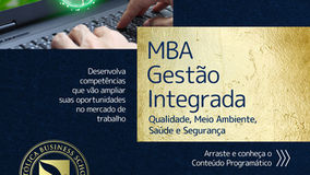 MBA GESTÃO INTEGRADA: QUALIDADE, MEIO AMBIENTE, SAÚDE E SEGURANÇA – Aulas Digitais Ao Vivo