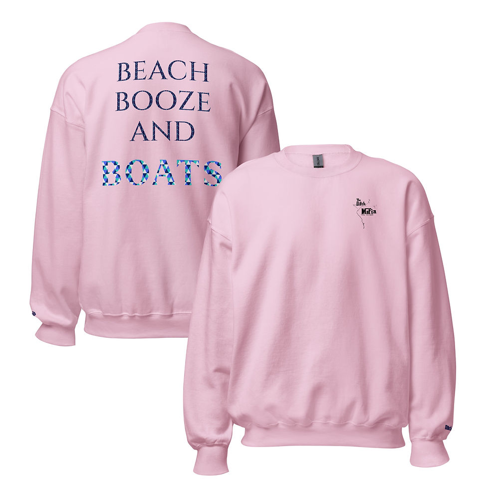 Thumbnail: Beach Booze Boats Crewneck