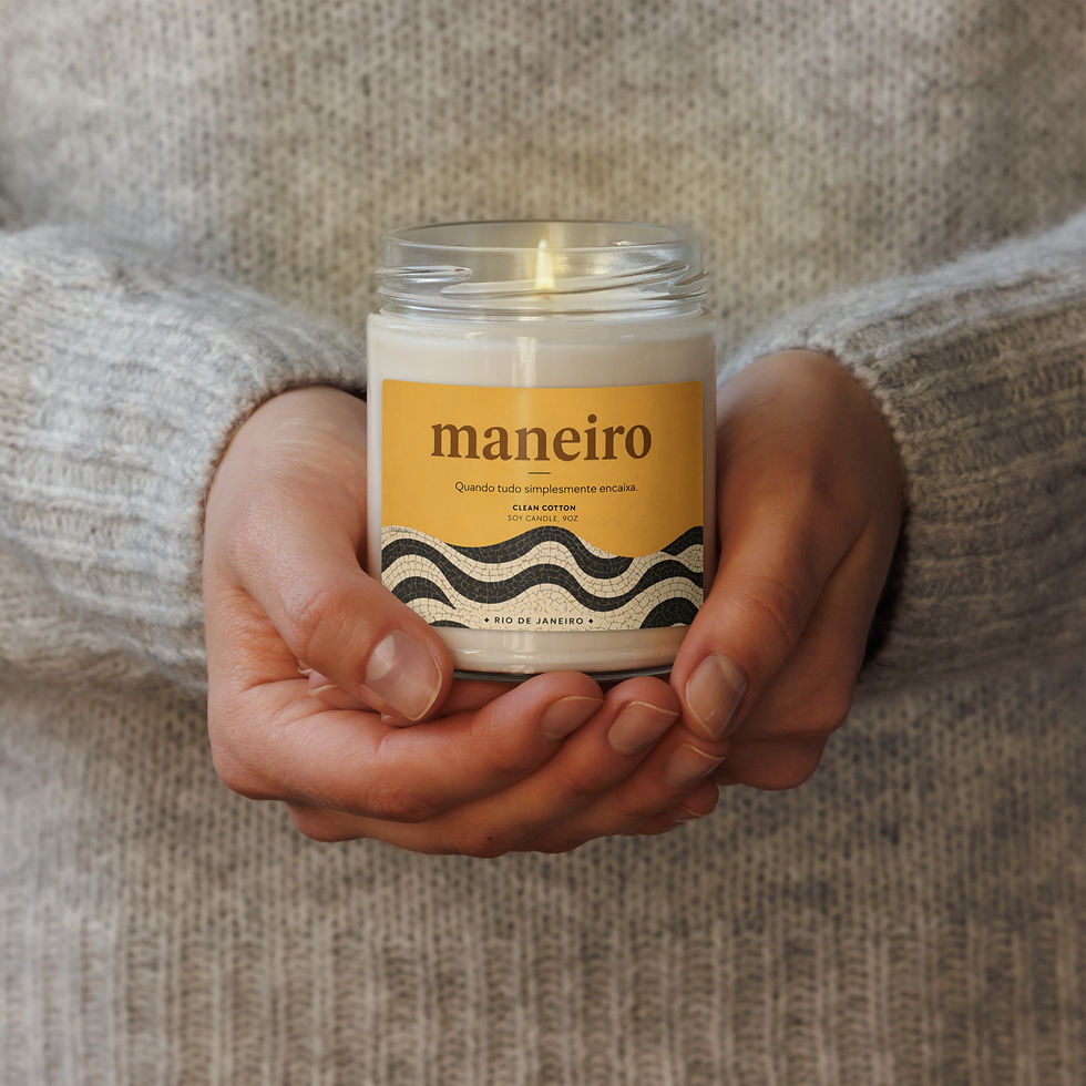 Thumbnail: Maneiro - Clean Cotton Soy Candle, 9oz 